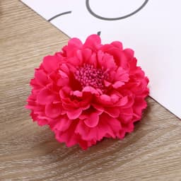 Fashion Peony Flower Women Hair Clip DIY Straw Hat Accessories Beach Holiday Bohemia Emulation Girl Hair Barrettes Headband