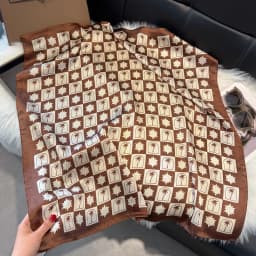 NEW Paisley Silk Square Scarf Women Satin Shawl Wrap Hijab Female Hair Band Wrist Luxury Headkerchief 70*70cm Echarpe Bandana