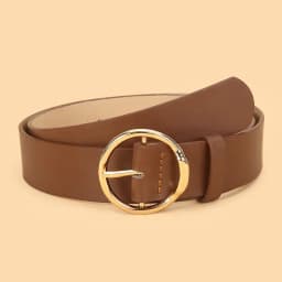 3pcs Women'S Belt Set - Chic  Versatile for Jeans, Dresses  Classic Belts with Dual Triple Ring Buckles, Elegant Solid Colors