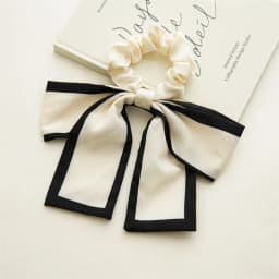 1Pc Fashion Solid Bow Ribbon Tassel Hair Scrunchies Elastic Hair Bands For Women Hair Tie Party Ponytail Ribbon Hair Accessories