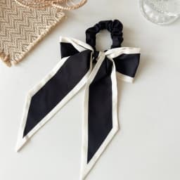 1Pc Fashion Solid Bow Ribbon Tassel Hair Scrunchies Elastic Hair Bands For Women Hair Tie Party Ponytail Ribbon Hair Accessories