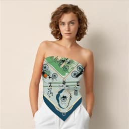 90cm Twill Silk Scarf Lady Shawl Horse Carriage Printed Square Scarves Women Hijabs Bandana Foulards Neckerchief