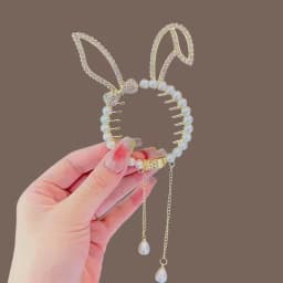 Women's Tassel Diamond Hair Clip Exquisite Glitter Maruko Headband Hair Claw Clip Elegant hair accessory For Girlfriend Wife