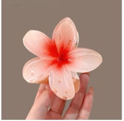 New Hawaiian Gradient hair Clips Women hair Claws Shark Vacation Beach Style Hairpins Hair Accessories