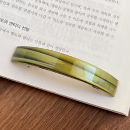French minimalist temperament~High quality spring clip curved ponytail clip from South Korea France