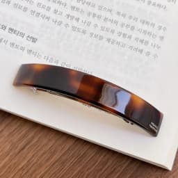 French minimalist temperament~High quality spring clip curved ponytail clip from South Korea France