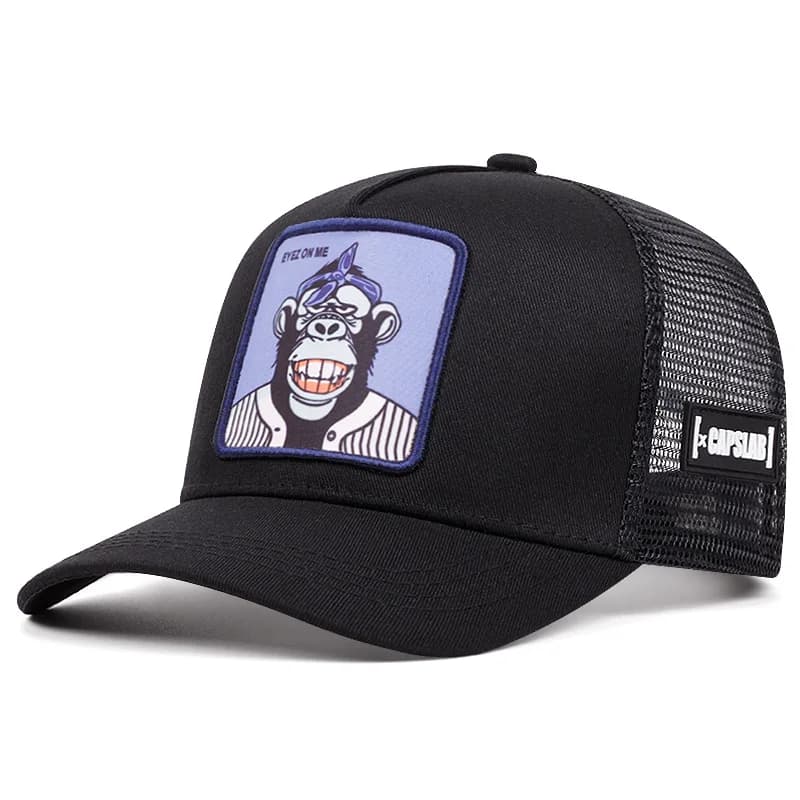 Cartoon baseball caps Men's and women's outdoor spring summer sun hats American Trucker net hats cute
