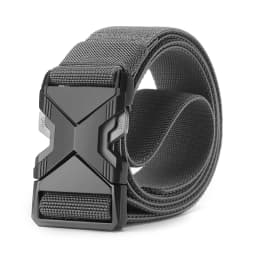 New Fashionable Men's Automatic Buckle Canvas Belt for Casual Pants Father's Day Gift Belt