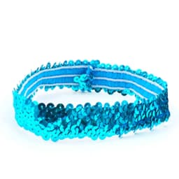 Indian Sequins Sequin Headband Headwear Hair Accessories Glitter Hairband Costume Women Fashion Elastic Hairbow Party Gift