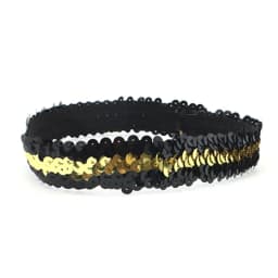 Indian Sequins Sequin Headband Headwear Hair Accessories Glitter Hairband Costume Women Fashion Elastic Hairbow Party Gift