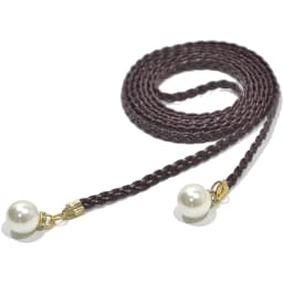 Fashion Adjustable Waist Belt Slim Waist Braided Design Belt with Pearl Buckle for Woman and Girls Dresses up Accessories 140cm