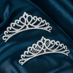 Classic Rhinestone Heart Crown Fashion Jewelry Headpieces Hair Accessories Party Performance Tiara For Women As Gifts