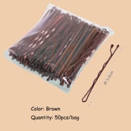 24/50pcs Black Hairpins For Women Hair Clip Lady Bobby Pins Invisible Wave Hairgrip Metal Hairclip Makeup Bangs Fixed Hairgrips