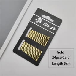 24/50pcs Black Hairpins For Women Hair Clip Lady Bobby Pins Invisible Wave Hairgrip Metal Hairclip Makeup Bangs Fixed Hairgrips