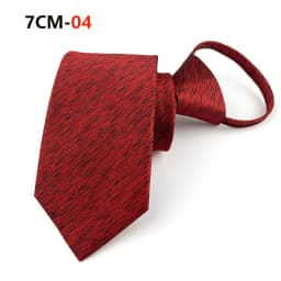 Zipper Tie Mens Necktie Lazy Pre-tied Ties Striped 7cm Neck Tie Zipper Necktie For Men Women Bridegroom Wedding Wholesale