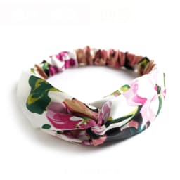 Fashion Bohemian Style Hair Bands Elastic Yoga Headband Women Headwear Print Vintage Cross Unisex Scrunchies Hair Accessories