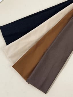 4pcs Fashionable solid color casual versatile simple sports fitness headband