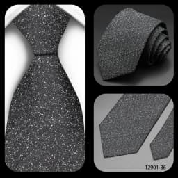 Luxury Black Colors 8CM Men's Necktie Paisley Striped Jacquard Cravat Business Ties For Man