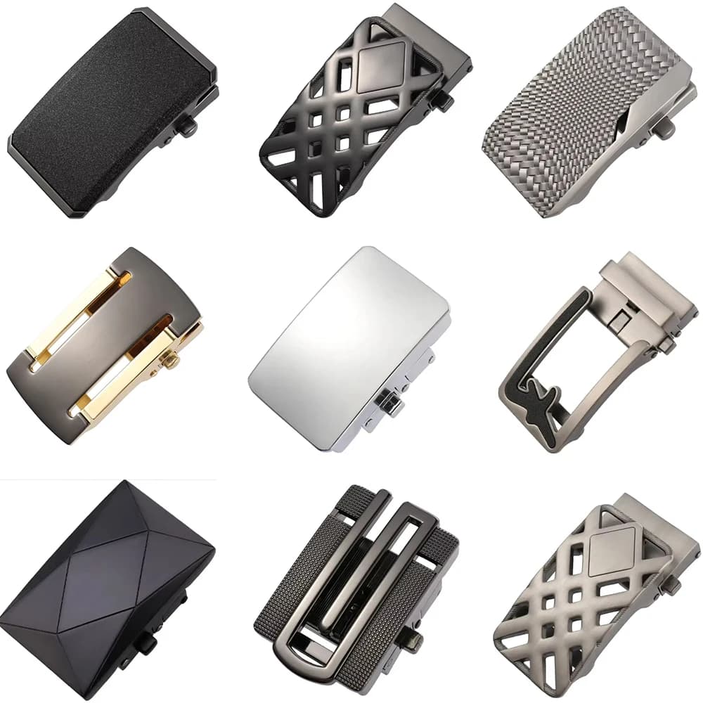 Fashionable Zinc Alloy Belt Buckle Without Belt Body, Suitable for 3.5cm Automatic Buckle Belt, All-match DIY