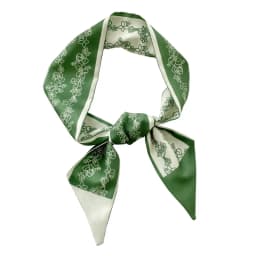 Korean green headband long small silk scarf for Women, Soft Comfort Elastic Headband, Workout Daily Casual Evening Gift Chic