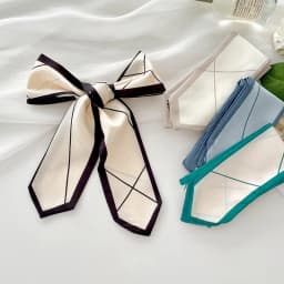 Versatile silk scarf thin long small silk scarf for Women, Aesthetic Boho Hair Scarf Wrap, Party Holiday Beach Weekend Unique