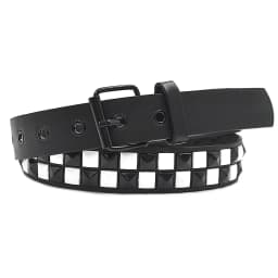 Purple Rivet Punk Women's Belt Hip Hop Y2k Jeans Accessories Girdle Fashion Trend Pu Leather Pin Buckle Waistband Unisex