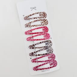 8pcs/set Leopard Print Hair Clips for Women Girls Vintage Geometric Drop BB Clips Bangs Hairpins Barrettes Hair Accessories