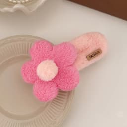 1/3pcs New Plush Flower Hair Clip Handmade Cute Hairstyle Hairpins Big Headwear Accessories Women Headwear  Accessories