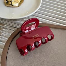 Brand New 5.5cm Red Long Acetate Hair Crabs Hair Clips for Girls and Women Tie up Hair Accessories New korean Fashon 2025 