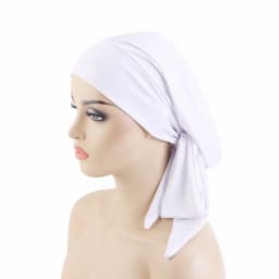 New Headscarves Ladies Hijab Hair Turban Chemo Cancer Head Scarf Bottom Cloth Headscarf Women Turban for Ladies Female Turban