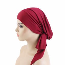 New Headscarves Ladies Hijab Hair Turban Chemo Cancer Head Scarf Bottom Cloth Headscarf Women Turban for Ladies Female Turban
