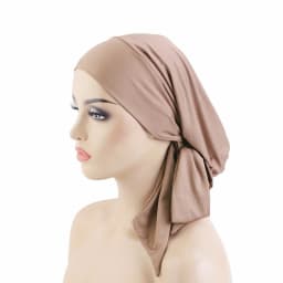 New Headscarves Ladies Hijab Hair Turban Chemo Cancer Head Scarf Bottom Cloth Headscarf Women Turban for Ladies Female Turban