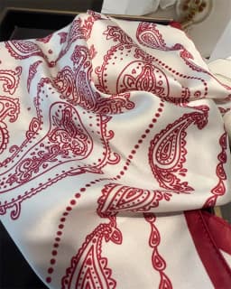Luxury Paisley Print Square Scarf Soft Satin Scarf Neckerchief Popular Scarves Bandanna Suit Scarf Tie Neck Bag