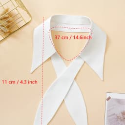 1 Piece of Youth Fashion Version Large Pointed Collar Decorative Detachable Shirt Collar, Women's Versatile Standalone Shirt Col