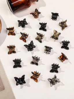 10PCS Mini Butterfly Hair Clips Set for Women Girls Strong Grip for Thin Hair,Neutral Color Hair Styling Accessories