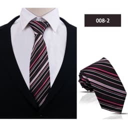 Men Tie 8cm Business 60 Styles Daily Wear Luxury Neckties Classic Striped Gravata For Men Fit Wedding Workplace Suit Accessories