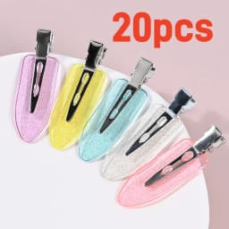 10/20PCS No Trace Hair Clips Handmade DIY Homemade Cream Gel Material Duckbill Clip Bottom Clip Bangs Clip Wash Side Clip Female