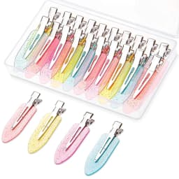 10/20PCS No Trace Hair Clips Handmade DIY Homemade Cream Gel Material Duckbill Clip Bottom Clip Bangs Clip Wash Side Clip Female