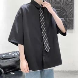 Brown retro tie women's fruit green coffee handmade casual shirt candy colored trendy versatile tie