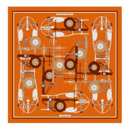 Silk Scarf Women City Street Print Square Scarves Head Echarpes Silk Foulards Femme Wraps Beach Shawl Bandana Lady Hijabs 90CM