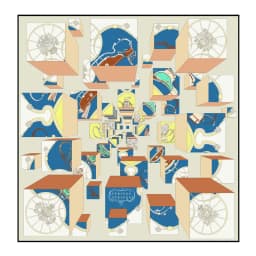 Silk Scarf Women City Street Print Square Scarves Head Echarpes Silk Foulards Femme Wraps Beach Shawl Bandana Lady Hijabs 90CM