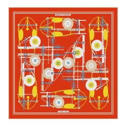 Silk Scarf Women City Street Print Square Scarves Head Echarpes Silk Foulards Femme Wraps Beach Shawl Bandana Lady Hijabs 90CM