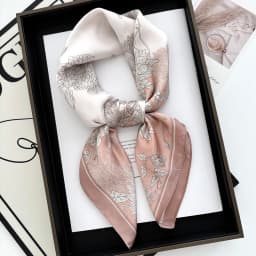 New Literary Fashionable Bandana Imitation Silk 70*70cm Temperament Square Scarves Women Spring/Summer Soft Satin Scarf