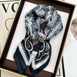 New Literary Fashionable Bandana Imitation Silk 70*70cm Temperament Square Scarves Women Spring/Summer Soft Satin Scarf