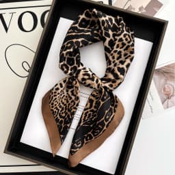 New Literary Fashionable Bandana Imitation Silk 70*70cm Temperament Square Scarves Women Spring/Summer Soft Satin Scarf