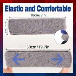 4pcs/pack New Style Sweatbands Sports Headband for Men & Women, Moisture Wicking Hairband Athletic Towel Headbands Head