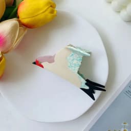 2025 Cute Bird Hair Clip For Women Acetate hair claw girls big Bird Hairclip Cartoon Swallow clawclip accessories