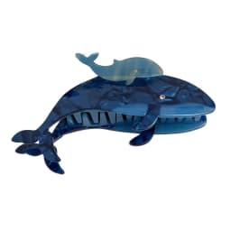 New Acetate Shark Whale Hair Catch Metal Acrylic Blue Whale Dolphin Hair Clip Hair Accessories Cartoon Shark Clip