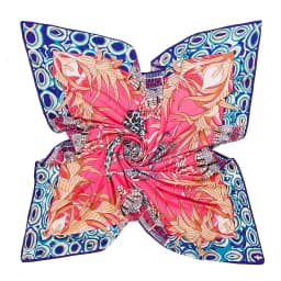 130x130CM Twill Silk Square Scarf Animals Print Women Scarves&Wrap Giraffe Neckerchief Spanish Large Bandana Neck Shawl Wraps