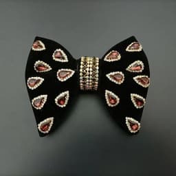 Luxury Wedding Velvet Rhinestones Bow Tie Original Handmade Jewelry Gift Men's Business Banquet Suit Shirt Accessories Bowties